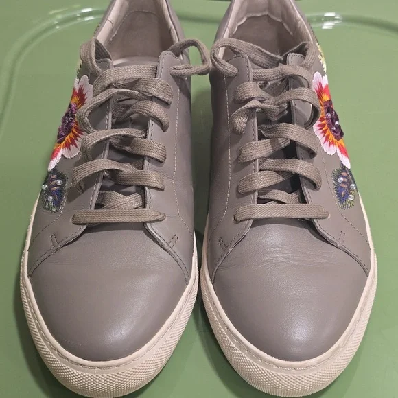 Sketcher Sinker Floral Embroidered Shoes Sz 9 - Picture 4 of 9